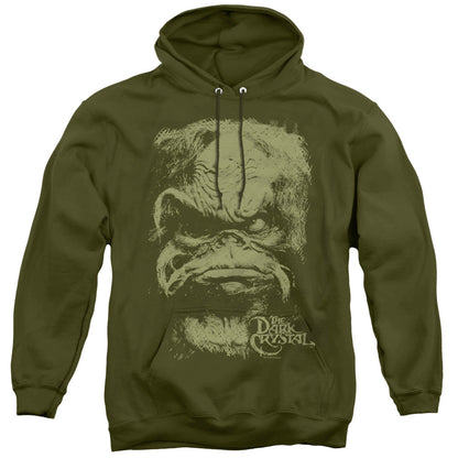 Dark Crystal Aughra Mens Hoodie Military Green