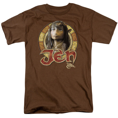 Dark Crystal Jen Circle Mens T Shirt Coffee