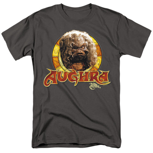 Dark Crystal Aughra Circle Mens T Shirt Charcoal