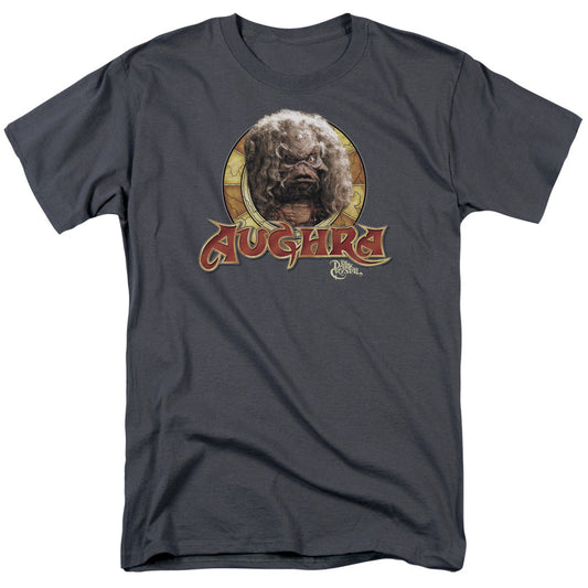 The Dark Crystal Aughra Circle Mens T Shirt Charcoal
