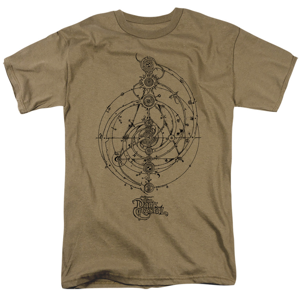Dark Crystal Dream Spiral Mens T Shirt Safari Green