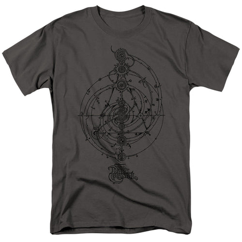 Dark Crystal Dream Spiral Mens T Shirt Charcoal