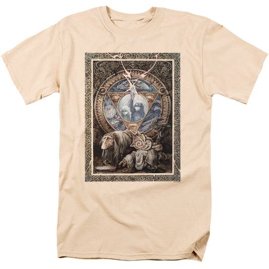 Dark Crystal Ornate Poster Mens T Shirt Cream