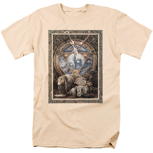 Dark Crystal Ornate Poster Mens T Shirt Cream