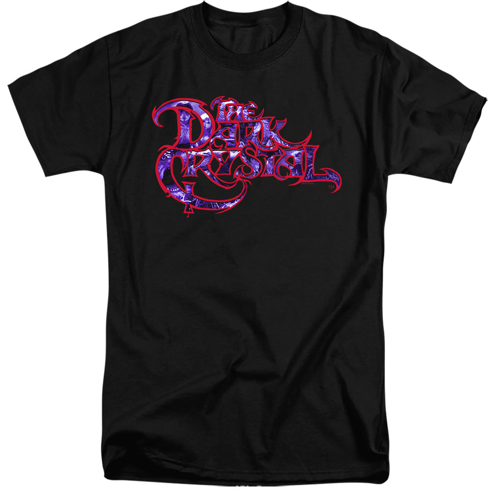The Dark Crystal Collage Logo Mens Tall T Shirt Black
