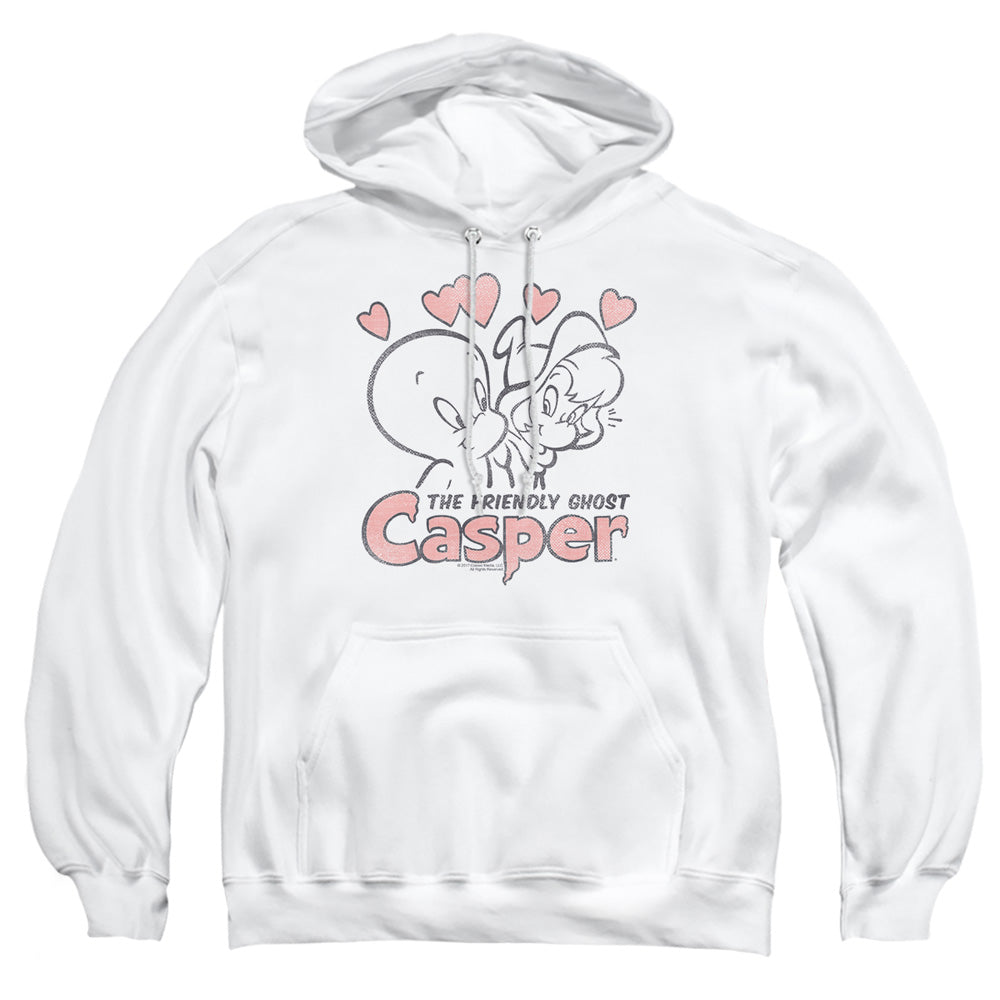 Casper Hearts Mens Hoodie White