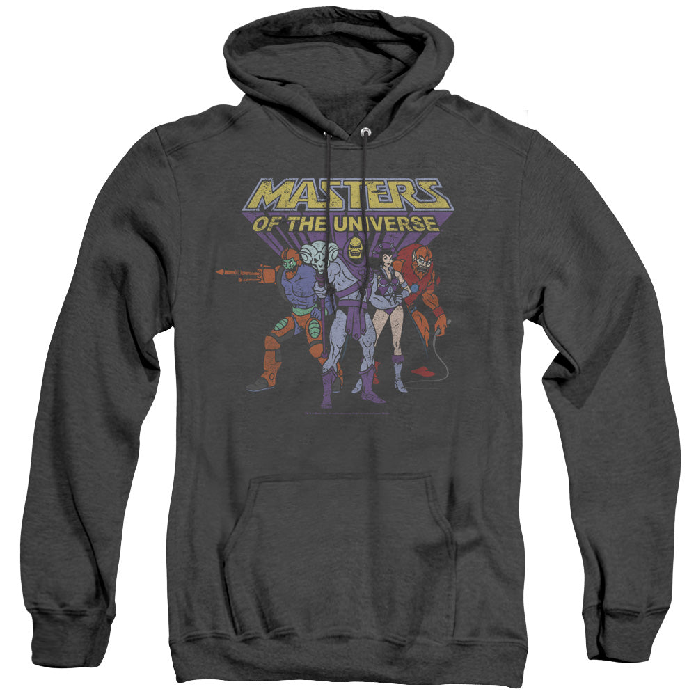 Masters of the Universe Team of Villains Heather Mens Hoodie Black