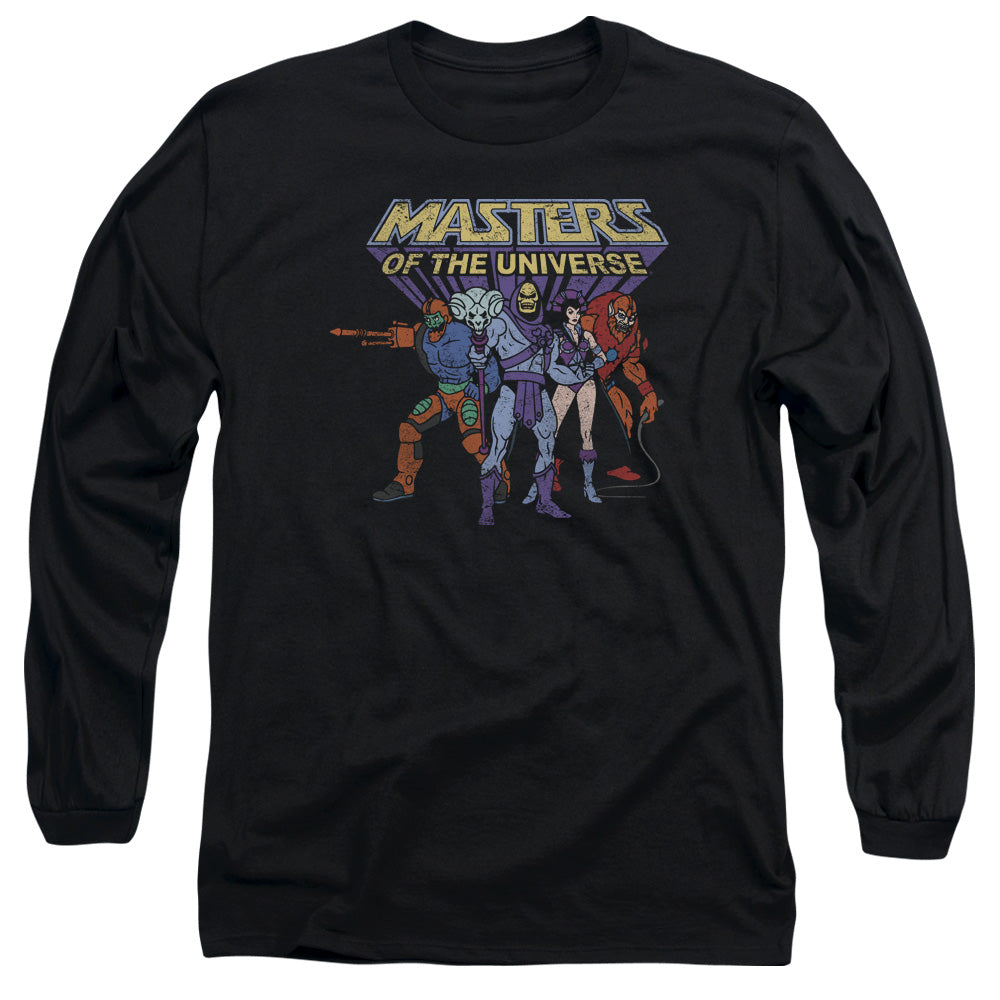 Masters of the Universe Team of Villains Mens Long Sleeve Shirt Black