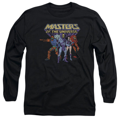 Masters of the Universe Team of Villains Mens Long Sleeve Shirt Black