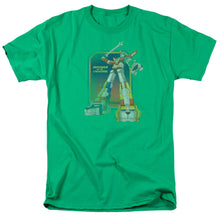 Load image into Gallery viewer, Voltron Distressed Defender Mens T Shirt Kelly Green
