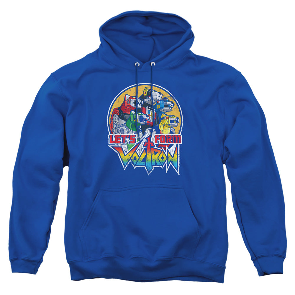 Voltron Lets Form Mens Hoodie Royal
