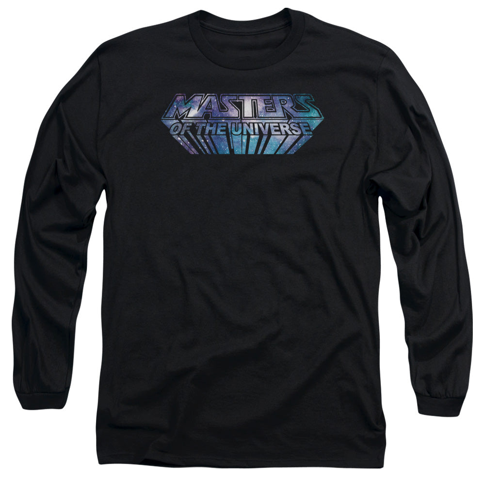 Masters of the Universe Space Logo Mens Long Sleeve Shirt Black