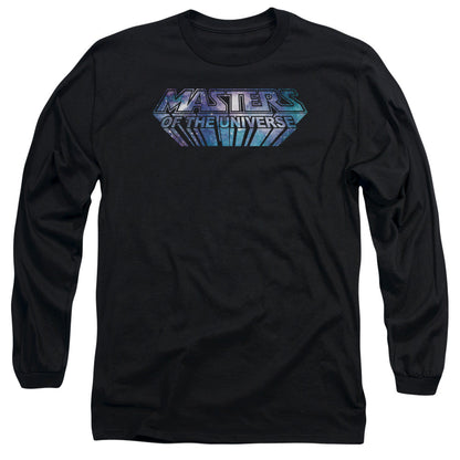 Masters of the Universe Space Logo Mens Long Sleeve Shirt Black