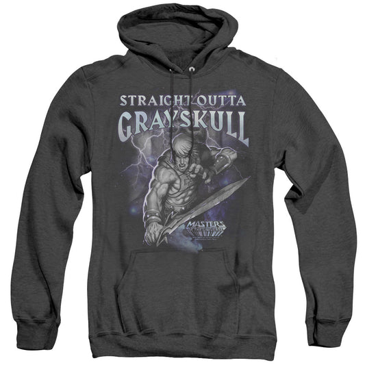 Masters of the Universe Straight Outta Grayskull Heather Mens Hoodie Black