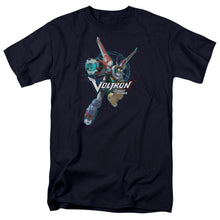 Load image into Gallery viewer, Voltron Defender Pose Mens T Shirt Navy
