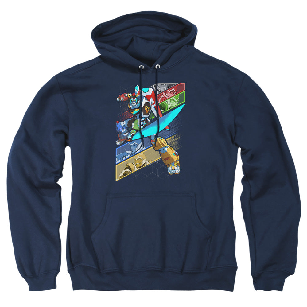 Voltron Crisscross Mens Hoodie Navy