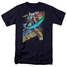 Load image into Gallery viewer, Voltron Crisscross Mens T Shirt Navy
