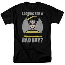 Load image into Gallery viewer, Wheres Waldo Bad Boy Mens T Shirt Black
