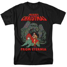 Load image into Gallery viewer, Masters of the Universe Eternia Christmas Mens T Shirt Black
