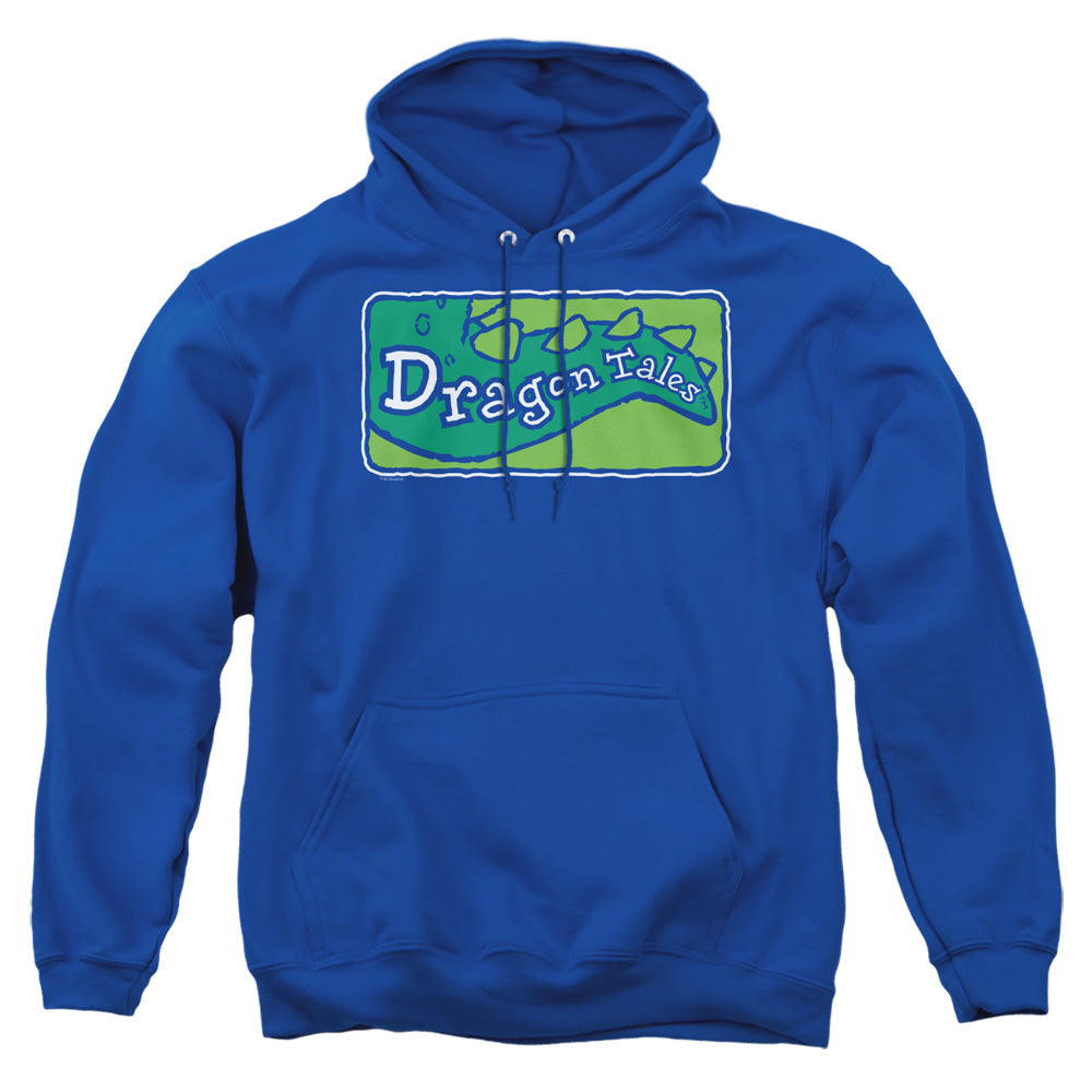 Dragon Tales Logo Clean Mens Hoodie Royal Blue
