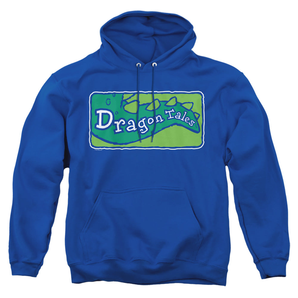 Dragon Tales Logo Clean Mens Hoodie Royal