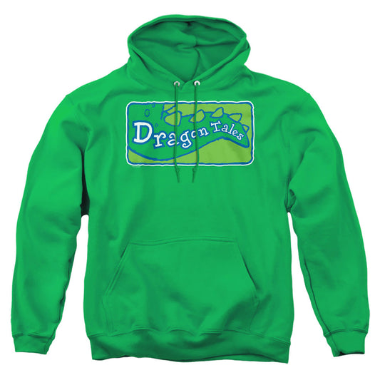 Dragon Tales Logo Clean Mens Hoodie Kelly Green