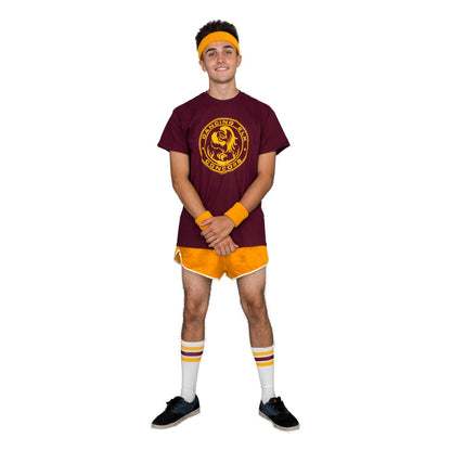 Dancing Elk Condors Halloween Costume T Shirt Tee with Striped Sleeves Cosplay