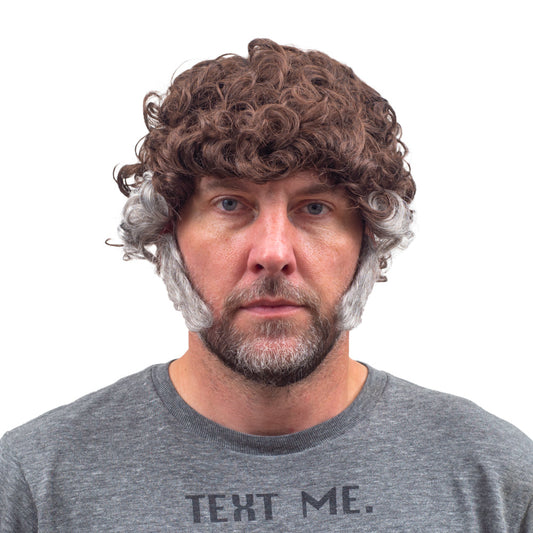 The Gemstones Pastor Man Halloween Costume Wig and Sideburn Cosplay