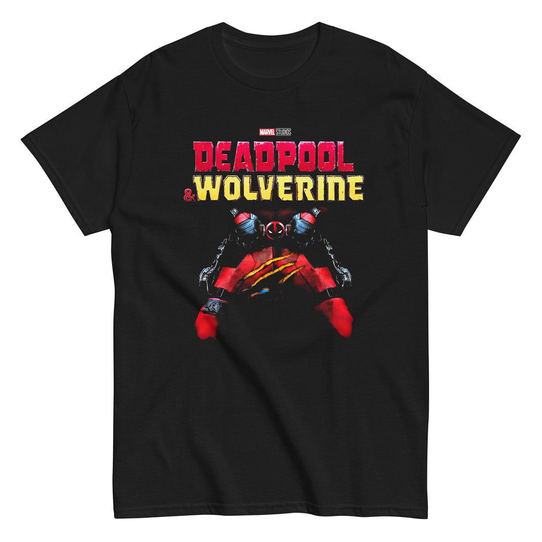 Deadpool & Wolverine Mens T Shirt Black