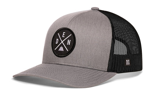 Denver Trucker Haka Hat Gray-Black DEN X Snapback
