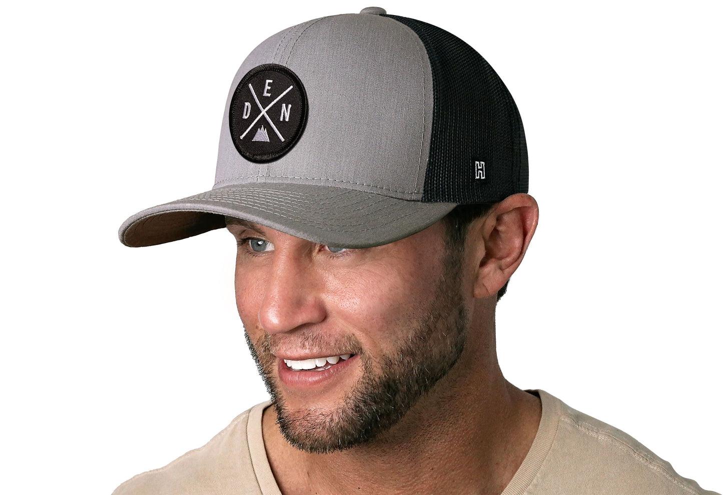 Denver Trucker Haka Hat Gray-Black DEN X Snapback