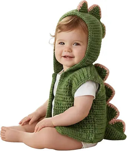 Dinosaur Knitted Sweater for Babies and Kids Halloween Costume Cosplay