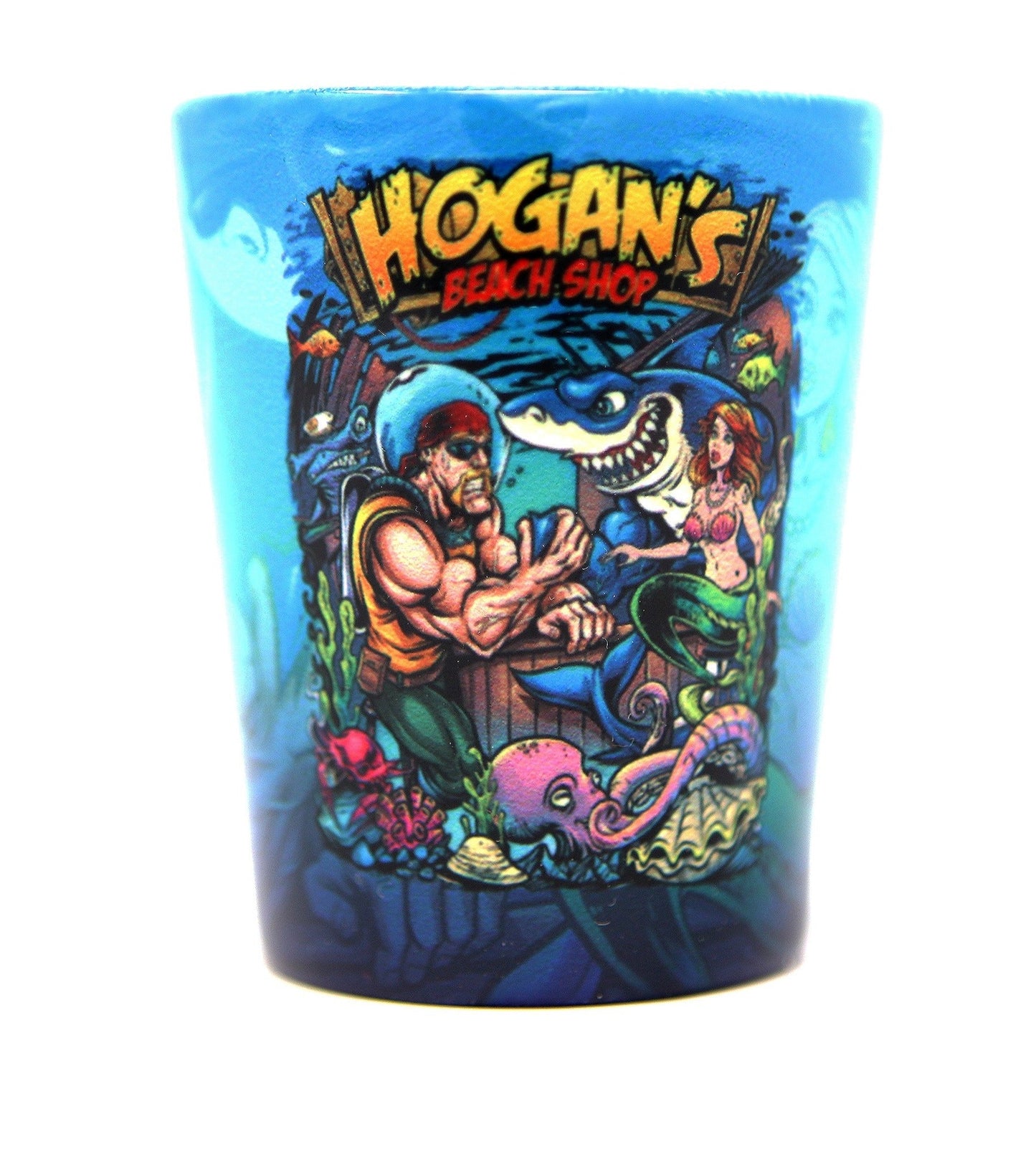 Hulk Hogan Hogan's Beach Shop Dive Bar Shot Glass