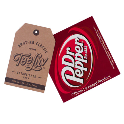 Dr. Pepper Tie Dye Mens T Shirt Crimson Red Tie Dye