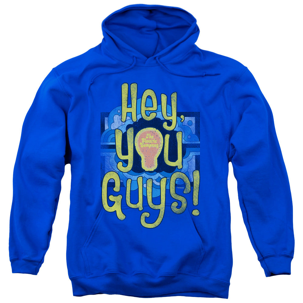 Electric Company Hey You Guys Mens Hoodie Royal Blue