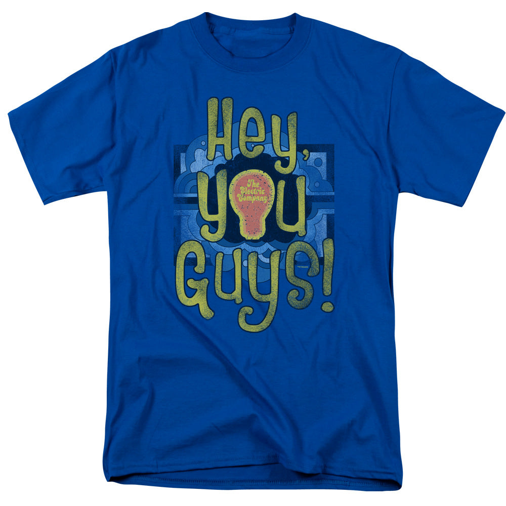 Electric Company Hey You Guys Mens T Shirt Royal Blue