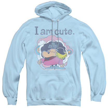 Electric Company I Am Cute Mens Hoodie Light Blue