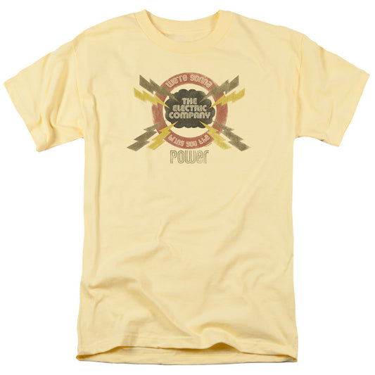 Electric Company Power Mens T Shirt Banana