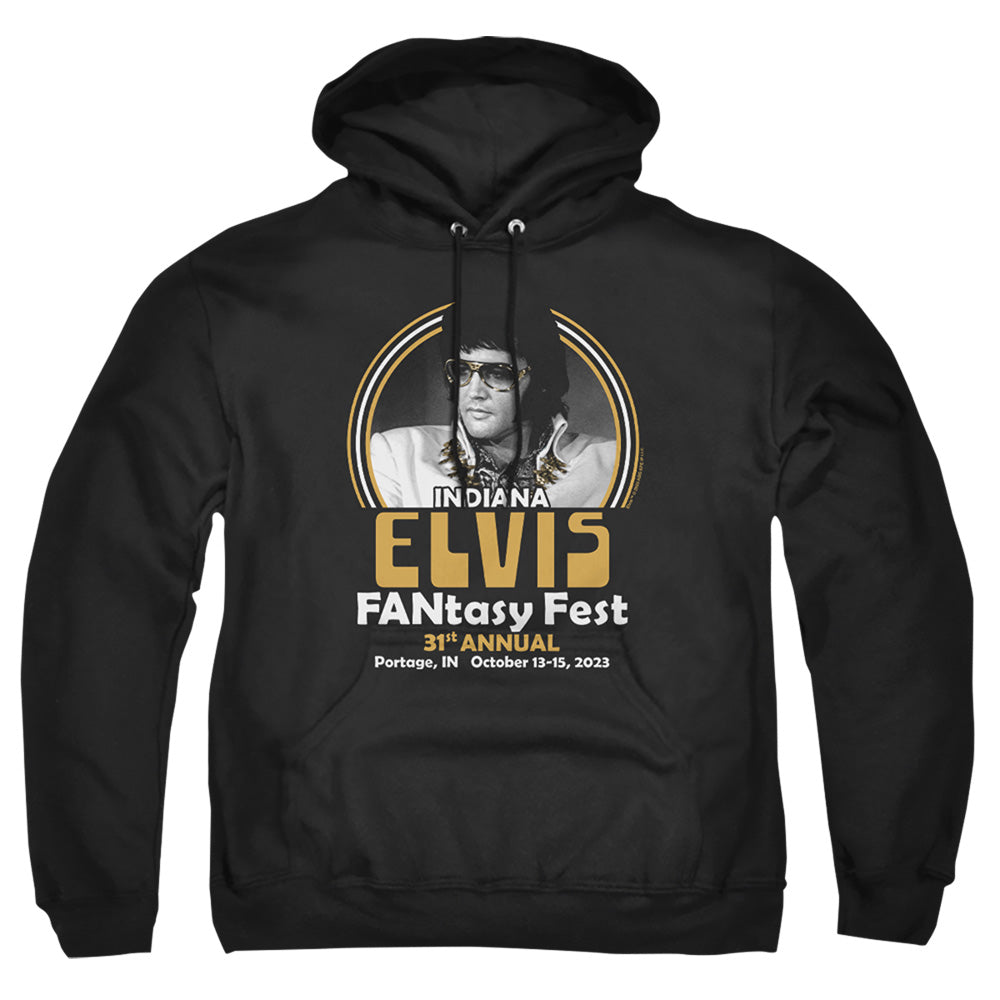 Elvis Fantasy Fest 2023 Mens Hoodie Black