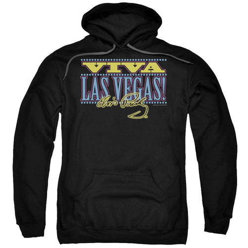Elvis Presley Viva Las Vegas Mens Hoodie Black
