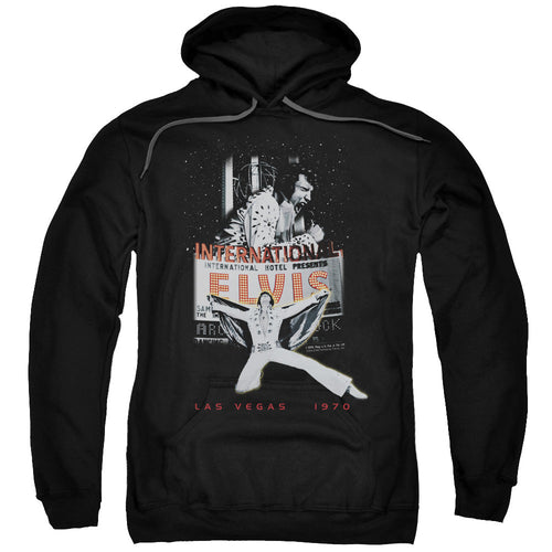 Elvis Presley Las Vegas Mens Hoodie Black