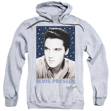 Load image into Gallery viewer, Elvis Presley Blue Sparkle Mens Hoodie Athletic Heather
