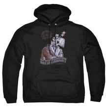 Load image into Gallery viewer, Elvis Presley Violet Vegas Mens Hoodie Black

