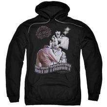 Load image into Gallery viewer, Elvis Presley Violet Vegas Mens Hoodie Black
