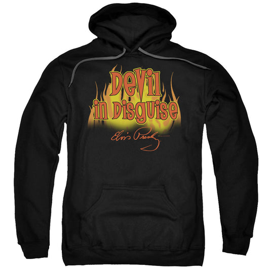 Elvis Presley Devil in Disguise Mens Hoodie Black
