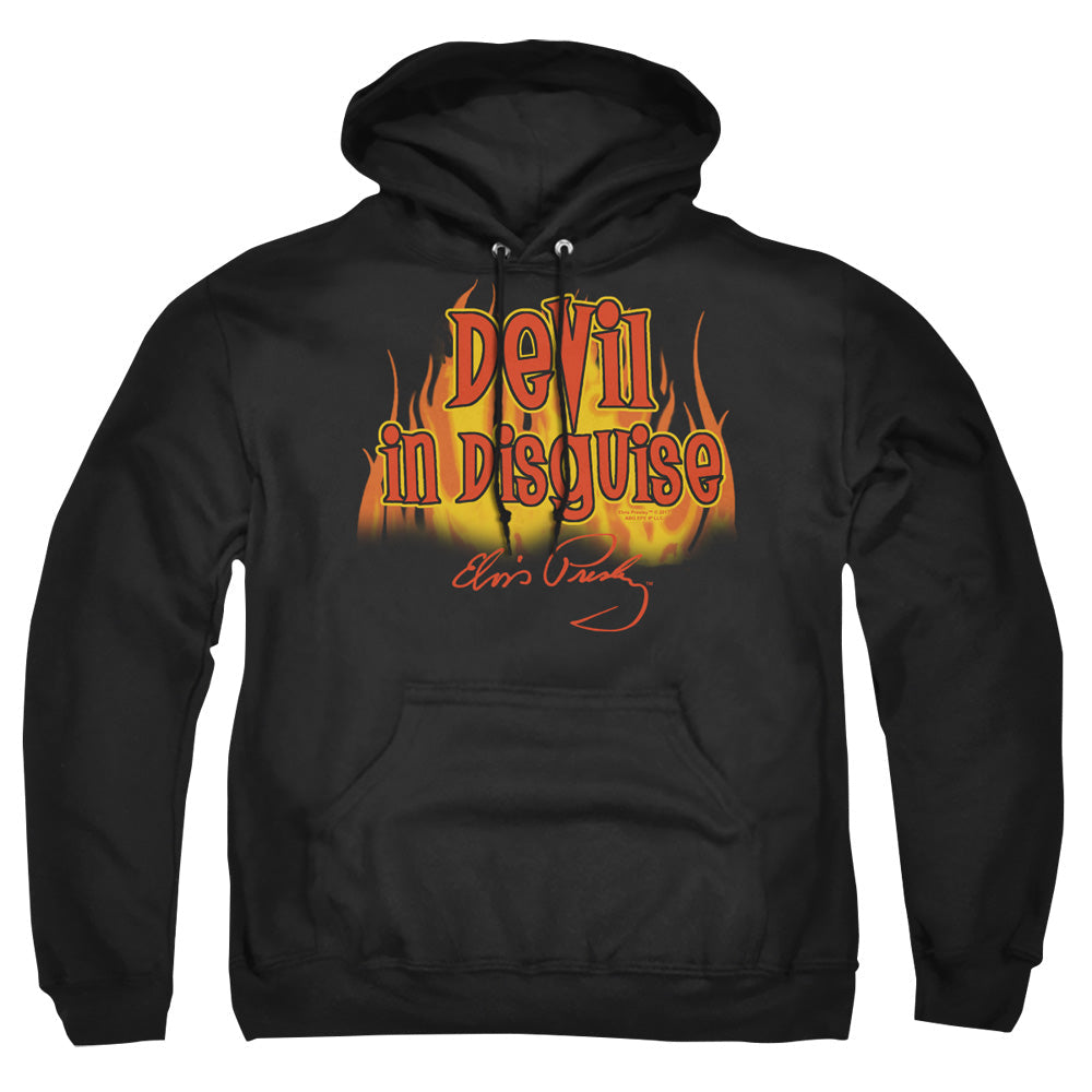 Elvis Presley Devil In Disguise Mens Hoodie Black