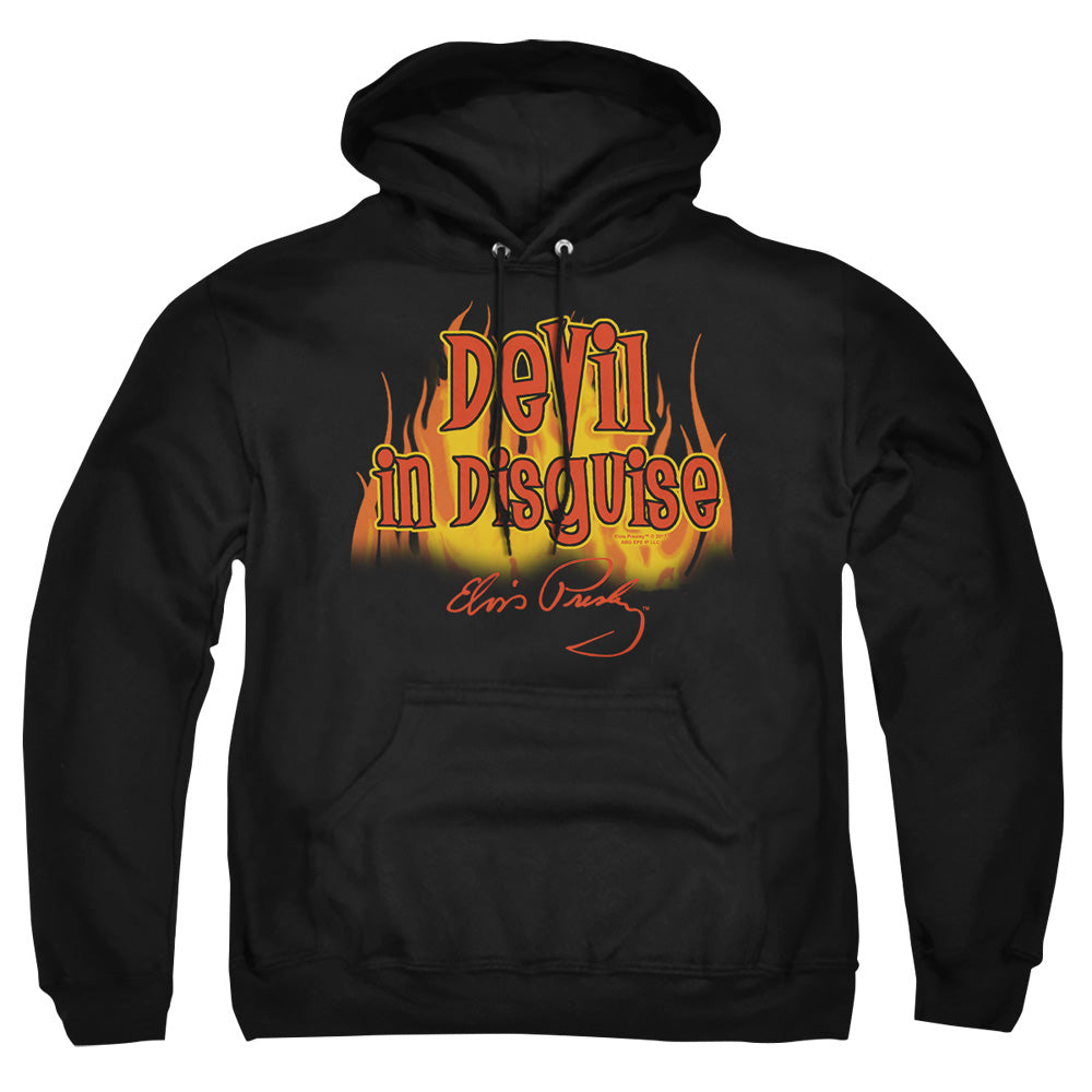 Elvis Presley Devil In Disguise Mens Hoodie Black