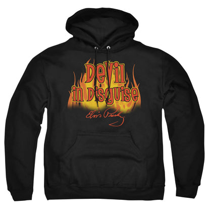 Elvis Presley Devil In Disguise Mens Hoodie Black