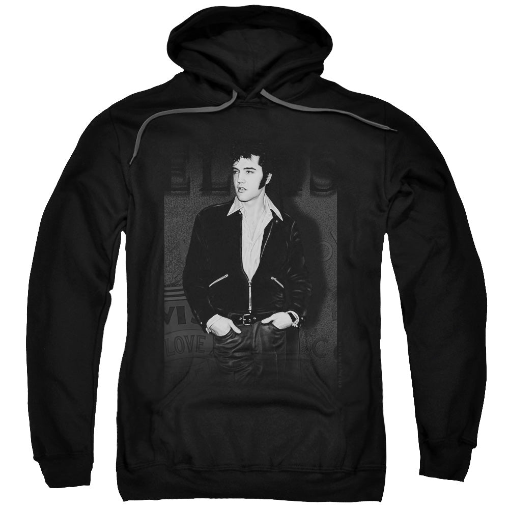 Elvis Presley Just Cool Mens Hoodie Black