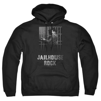 Elvis Presley Jailhouse Rock Mens Hoodie Black
